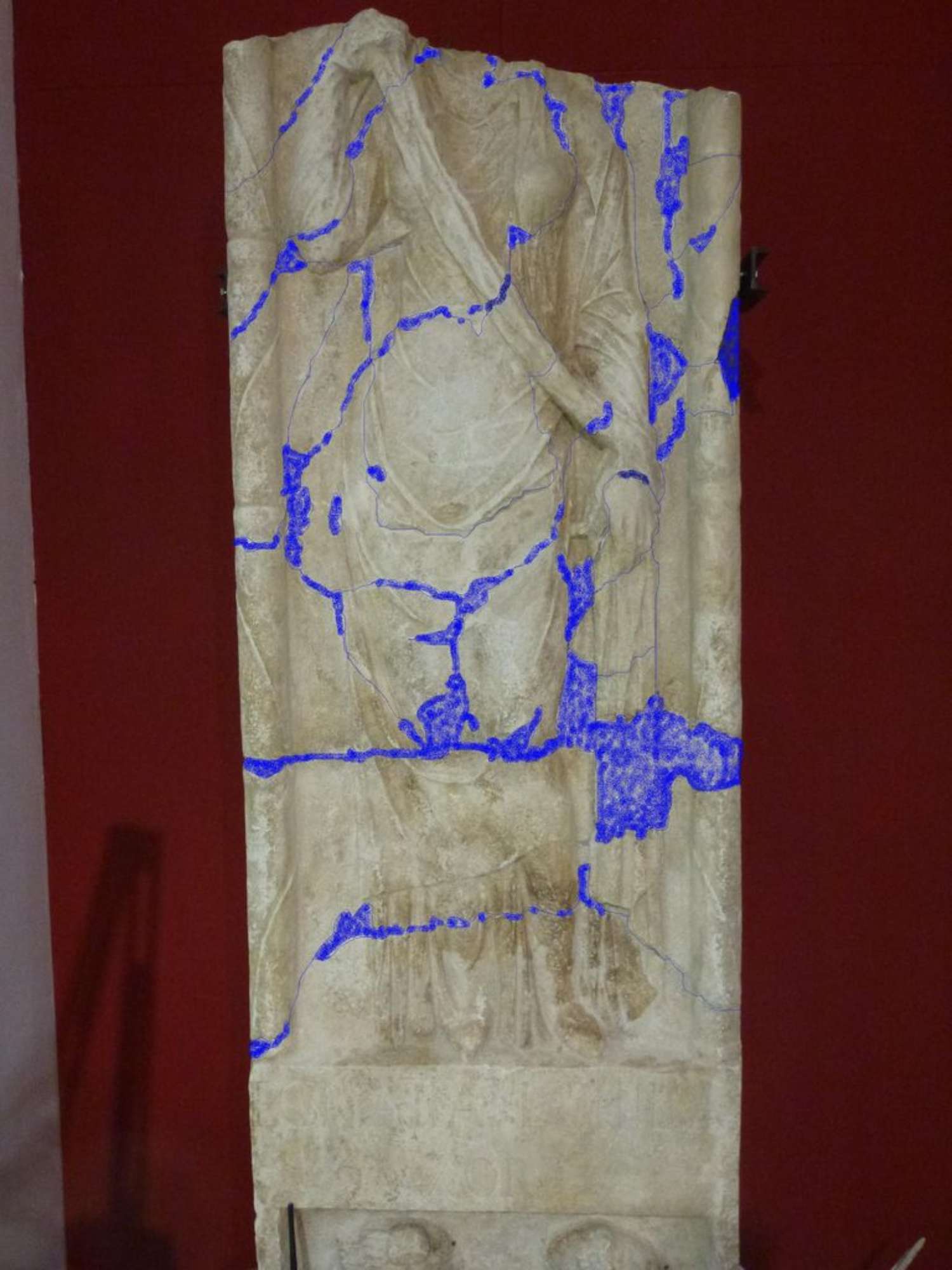 Grafico fratture e stuccature